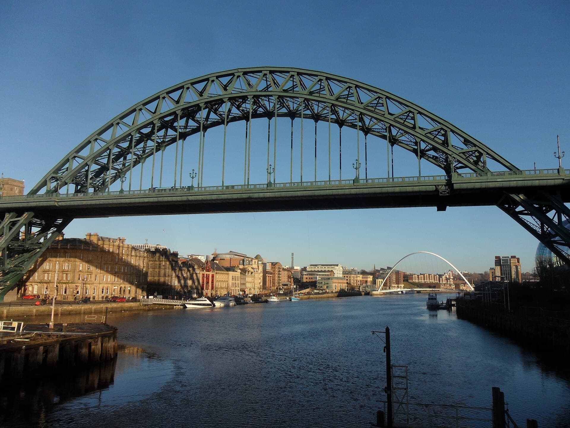 The Tyne Bridge and Newcastle Quayside