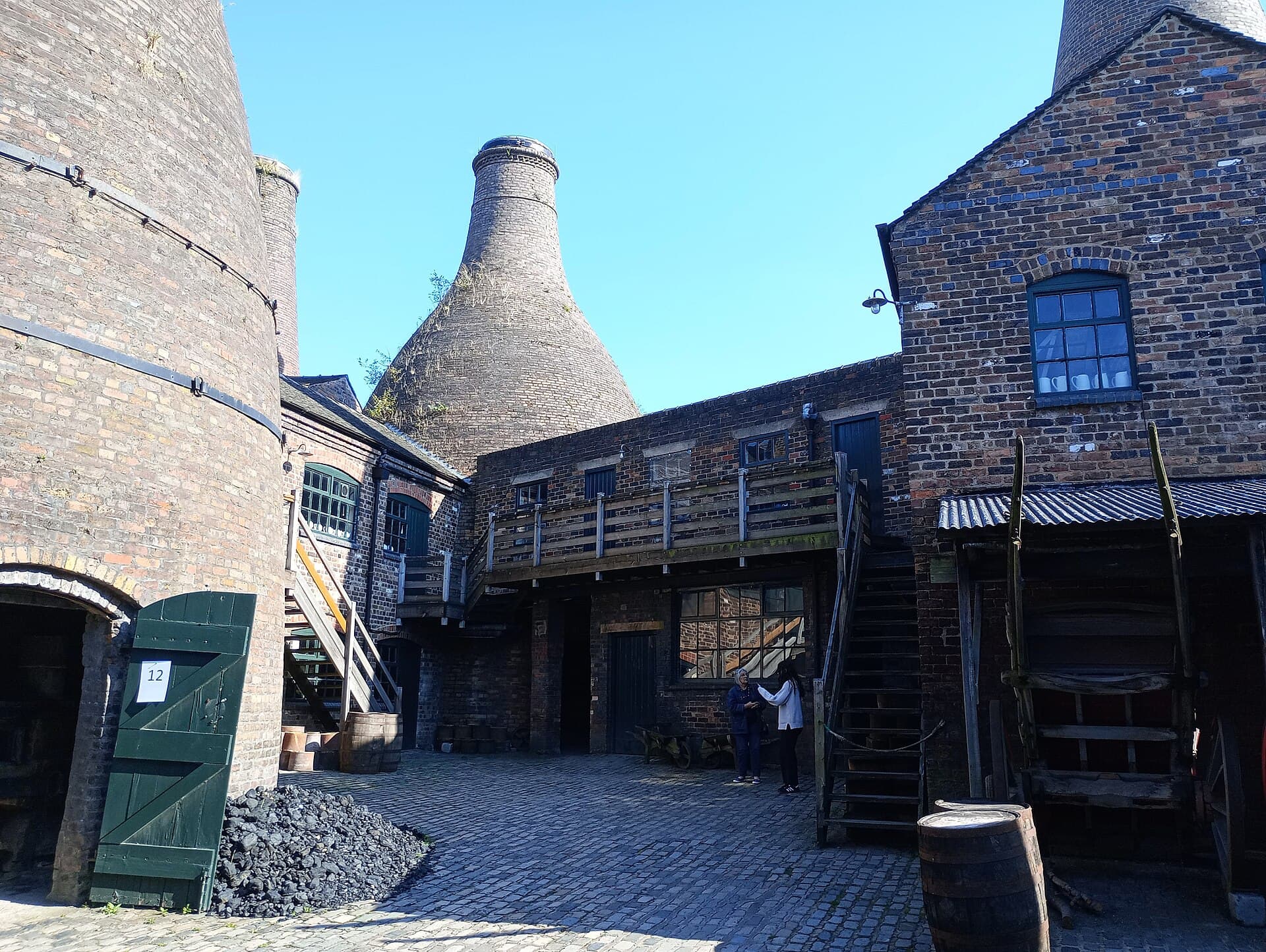 Bottle kilns at the Gladstone Pottery Museum, Stoke-on-Trent