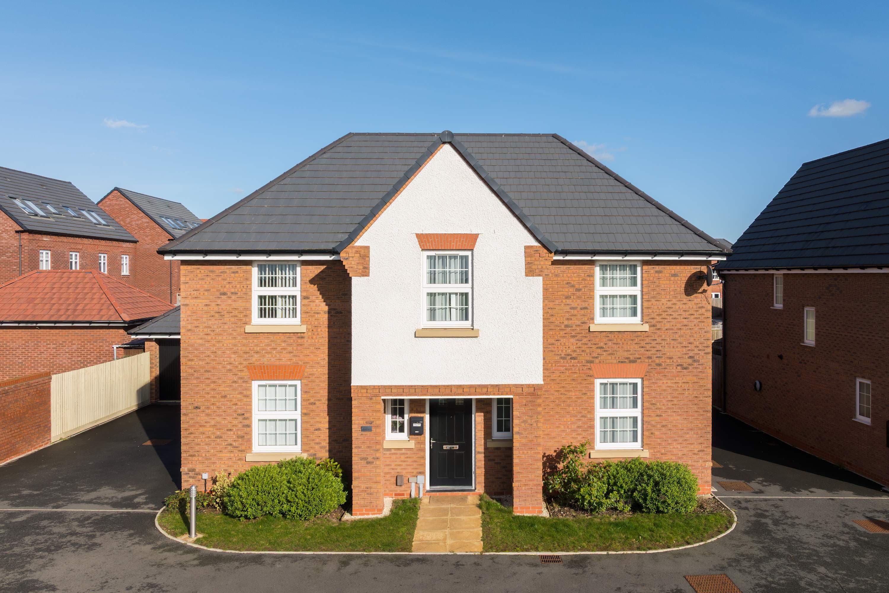 A four-bedroom house we manage, from the front