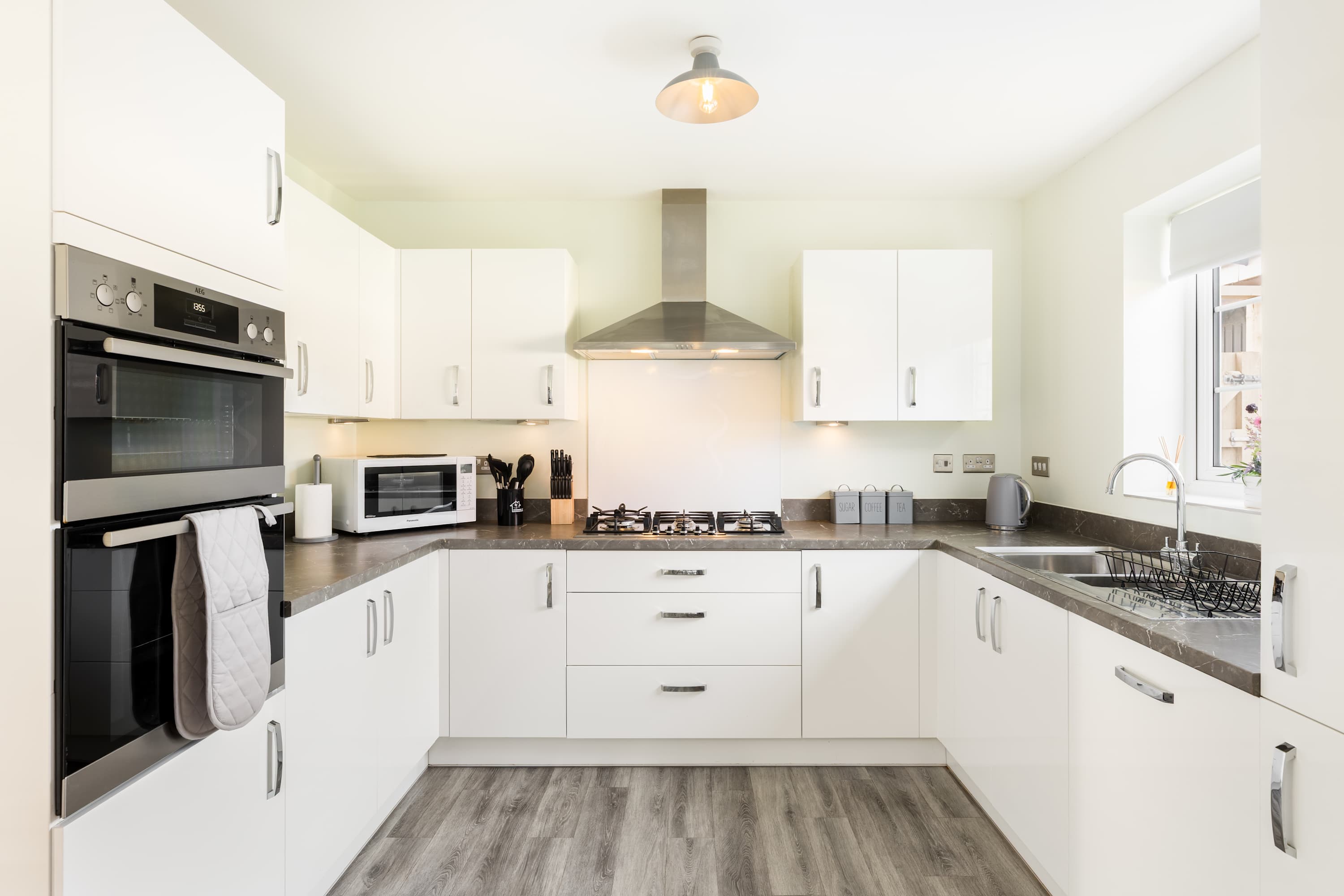A clean, bright kitchen in one of our homes